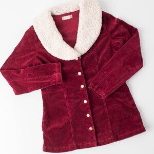 Altar'd State Women's Small‎ Corduroy Sherpa Jacket